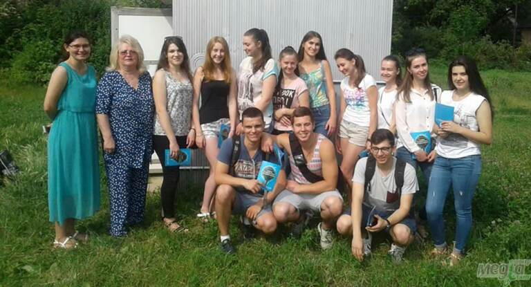 Third-year environmental science students took a field trip to the Air Pollution Monitoring Laboratory in Uzhhorod